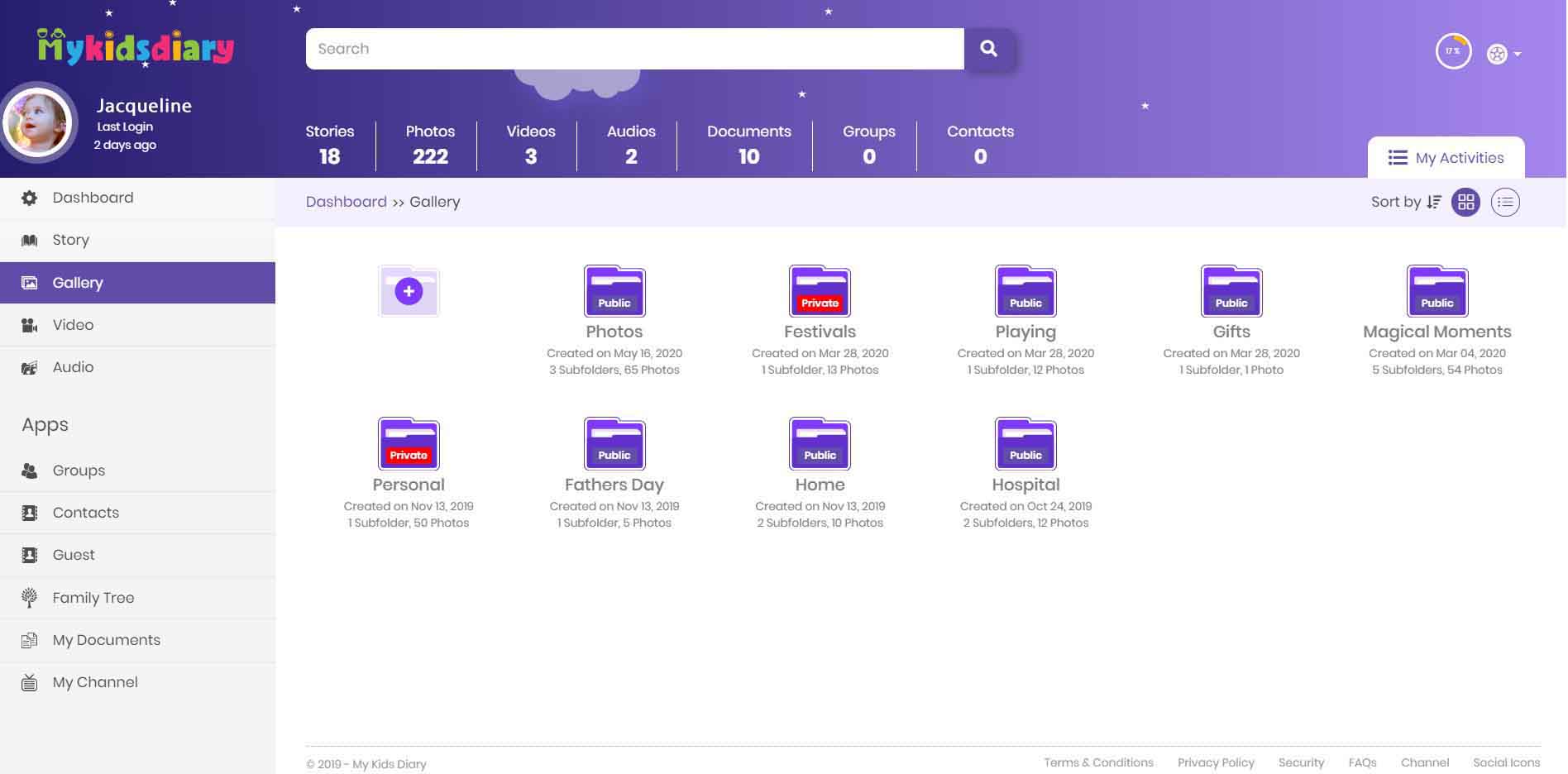 My Kids Diary Gallery